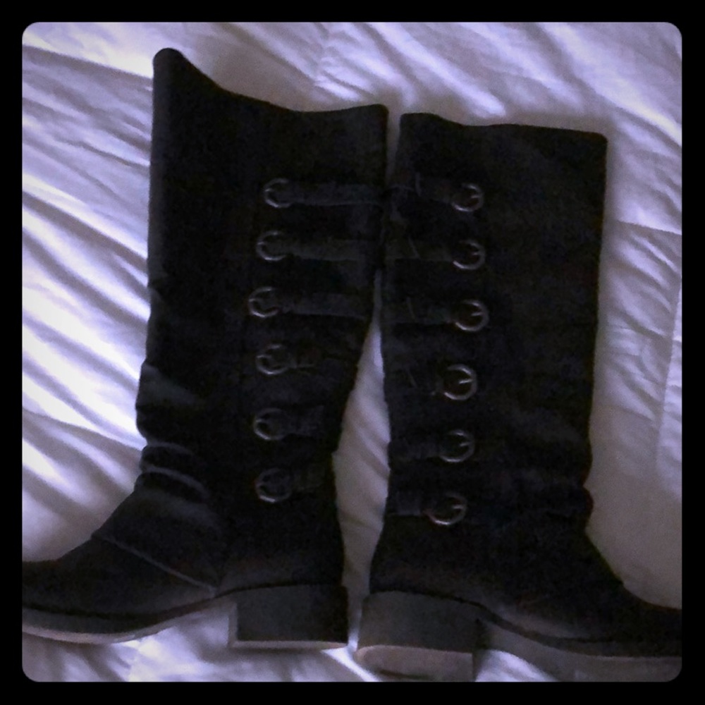 Black boots